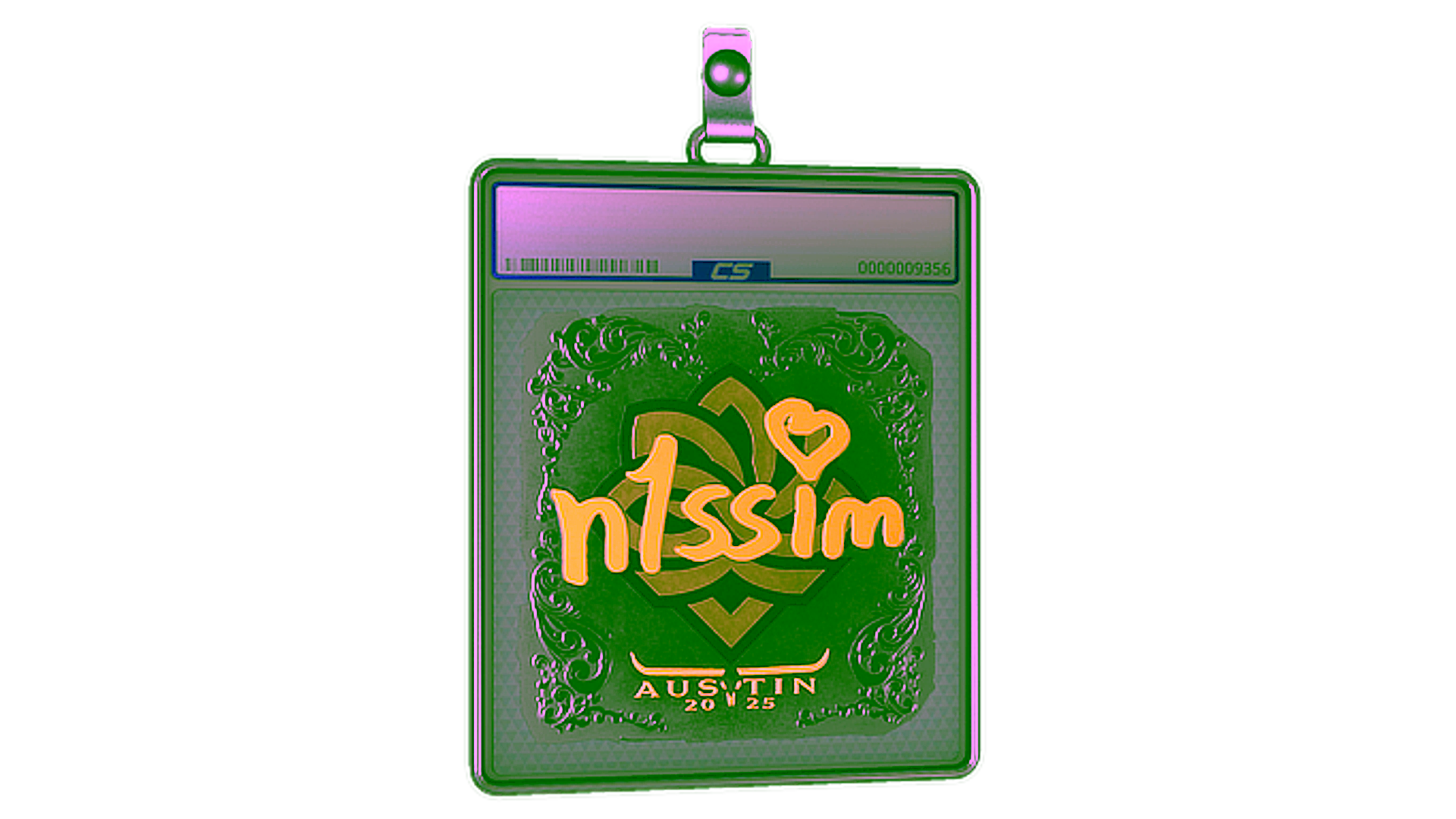 Display for Sticker Slab | n1ssim (Foil) | Austin 2025