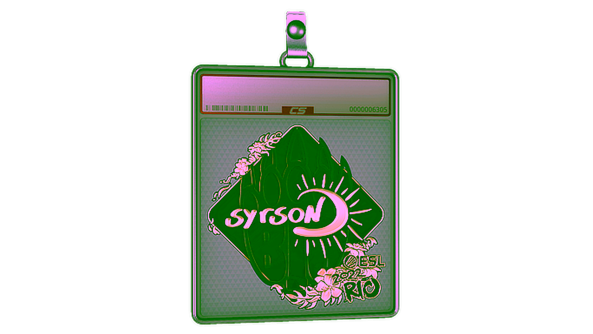 Affichage pour Sticker Slab | syrsoN (Gold) | Rio 2022