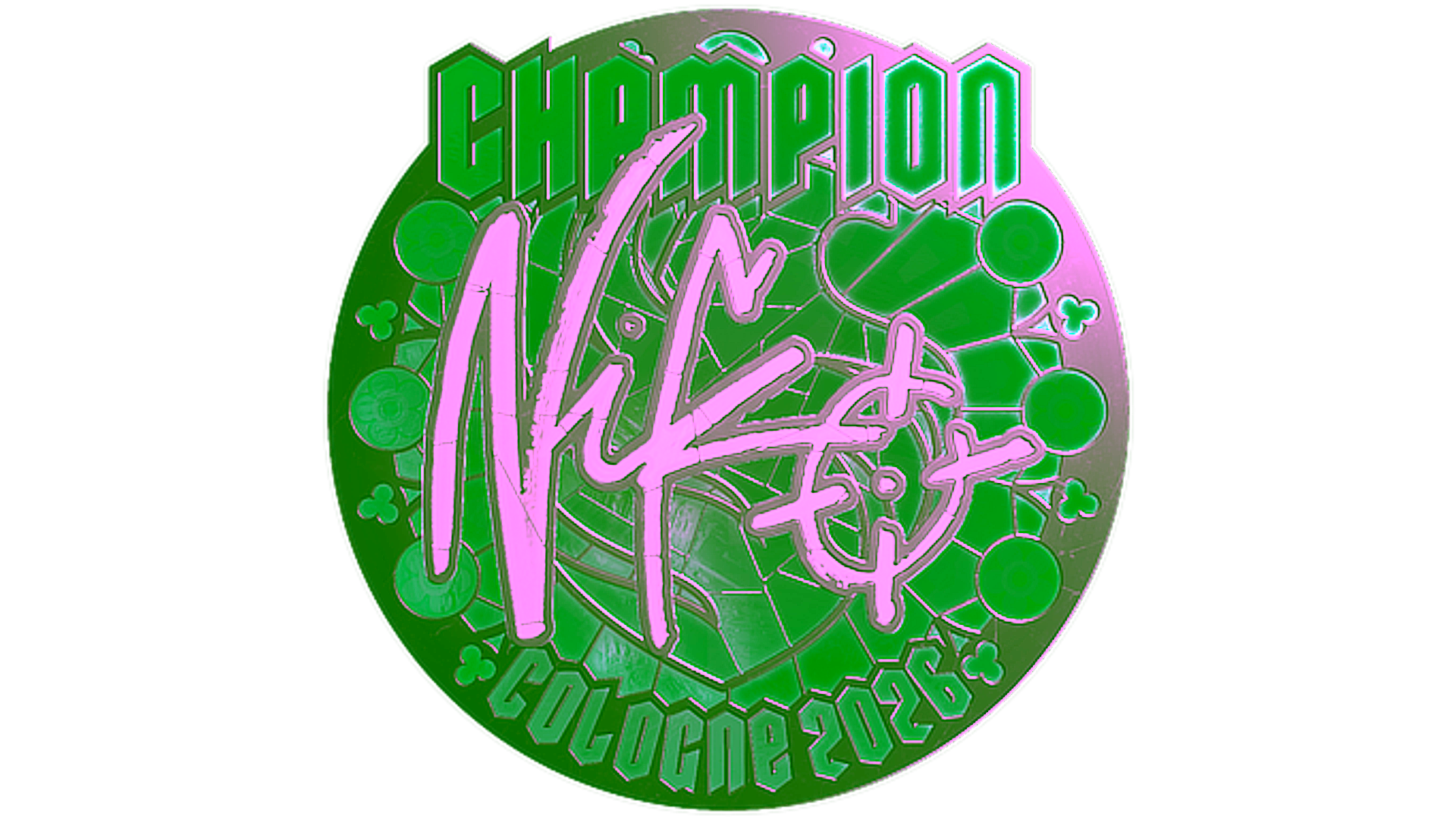 Display for Sticker | NiKo (Foil, Champion) | Cologne 2026
