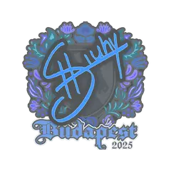 Sticker siuhy Budapest 2025