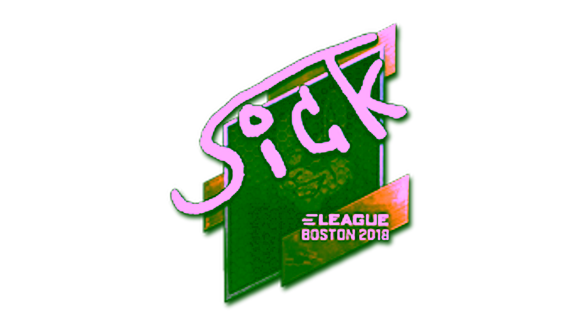 Rodyti Sticker | SicK (Foil) | Boston 2018