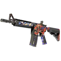 StatTrak™ M4A4 | 龍王 (Dragon King) (Battle-Scarred)