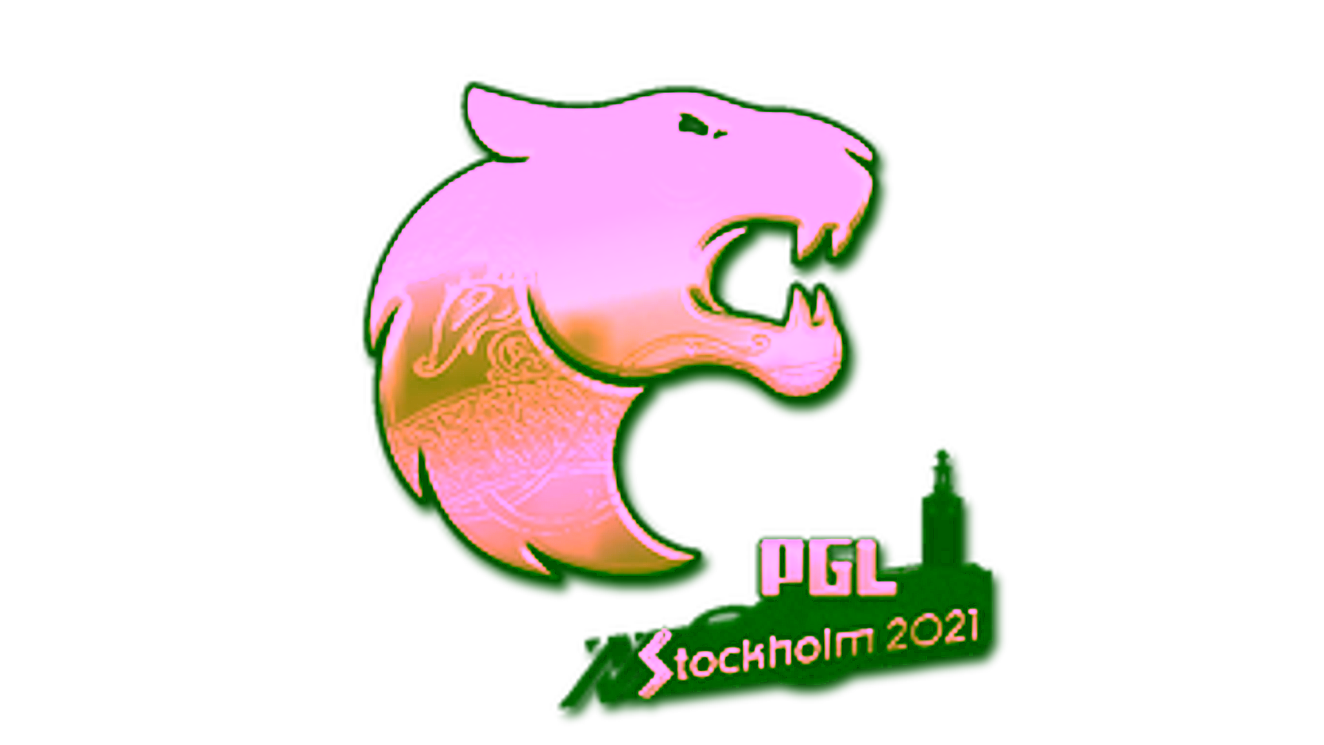 Display for Sticker | FURIA (Gold) | Stockholm 2021