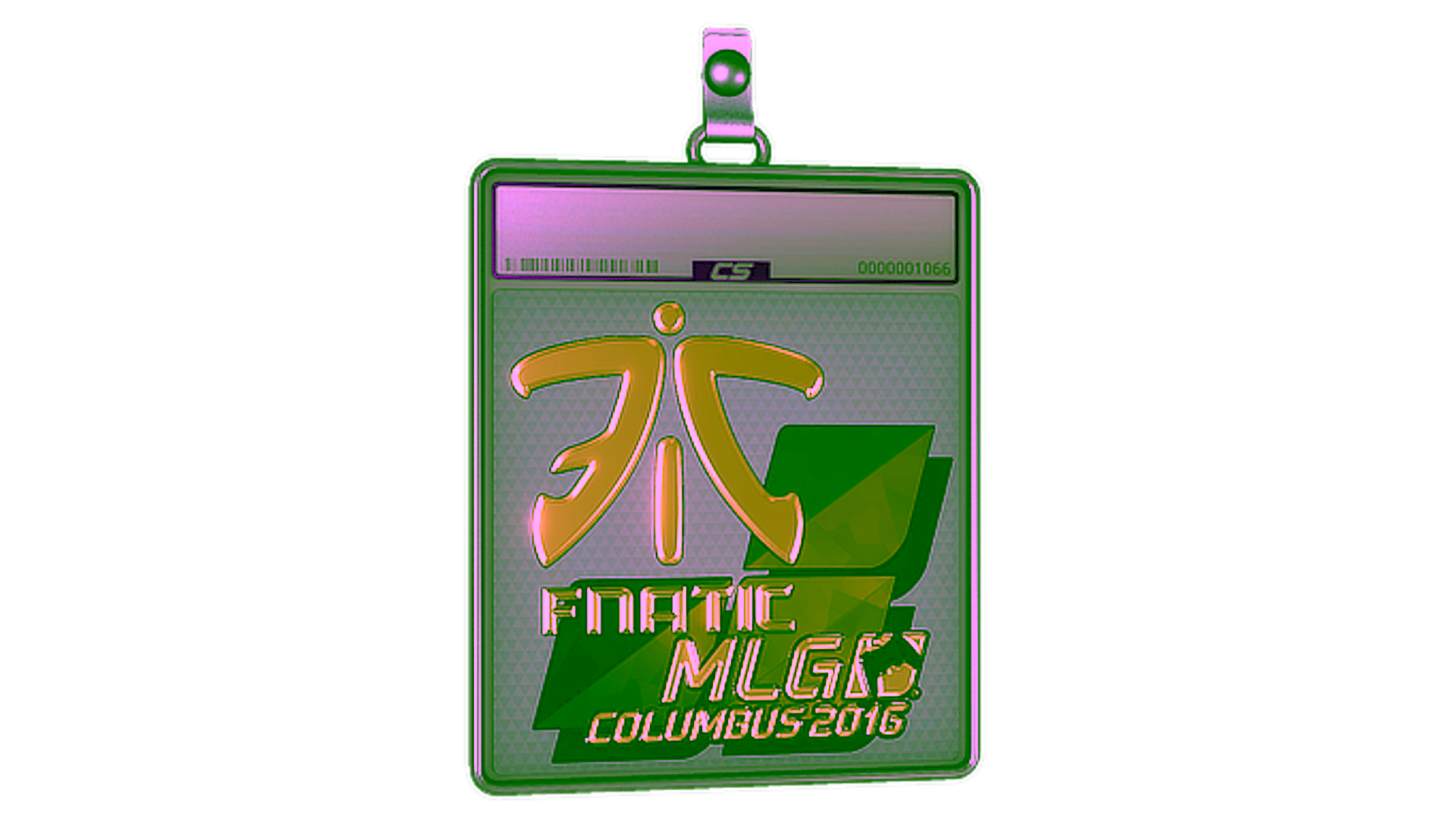 Affichage pour Sticker Slab | Fnatic (Gold) | MLG Columbus 2016