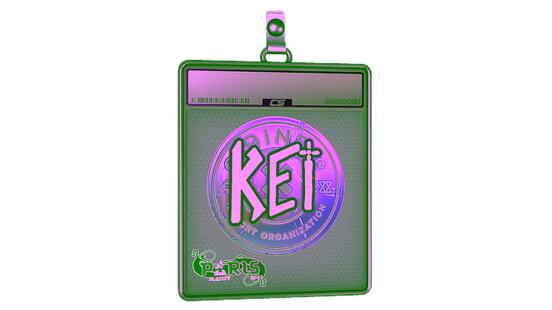 Visar för Sticker Slab | KEi (Holo) | Paris 2023