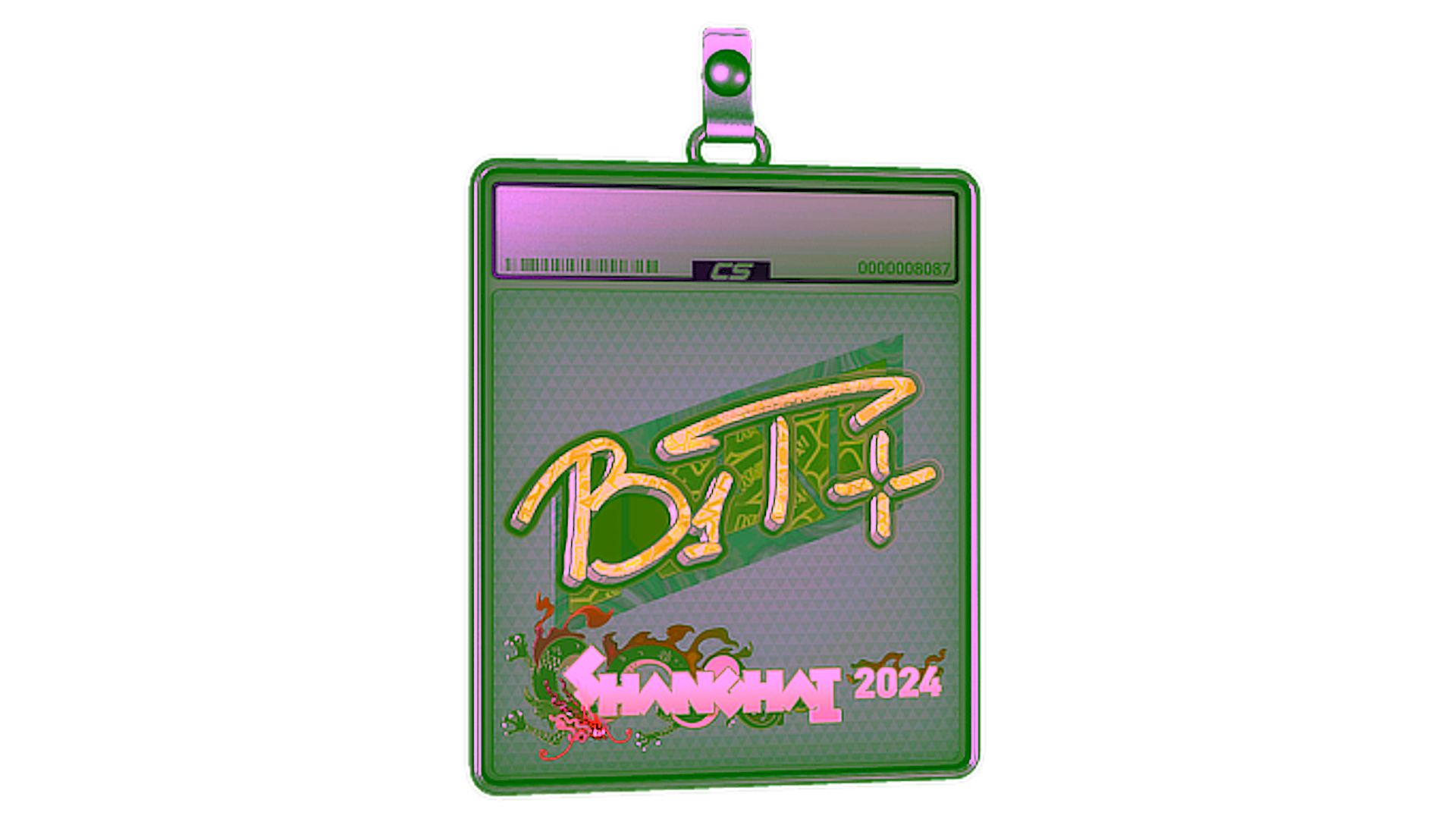 Display for Sticker Slab | b1t (Holo) | Shanghai 2024