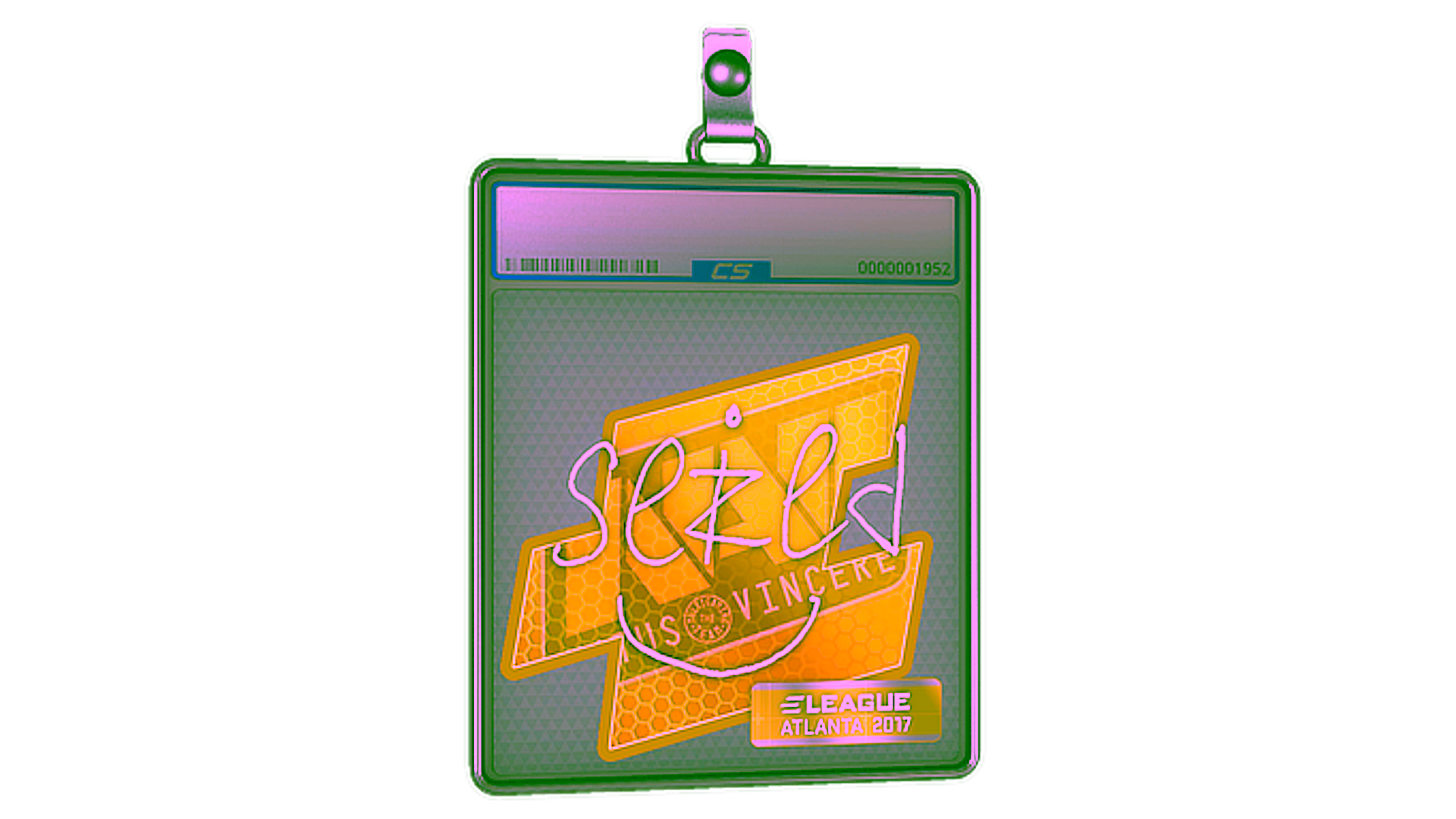 Display for Sticker Slab | seized | Atlanta 2017