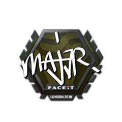 Sticker MAJ3R London 2018