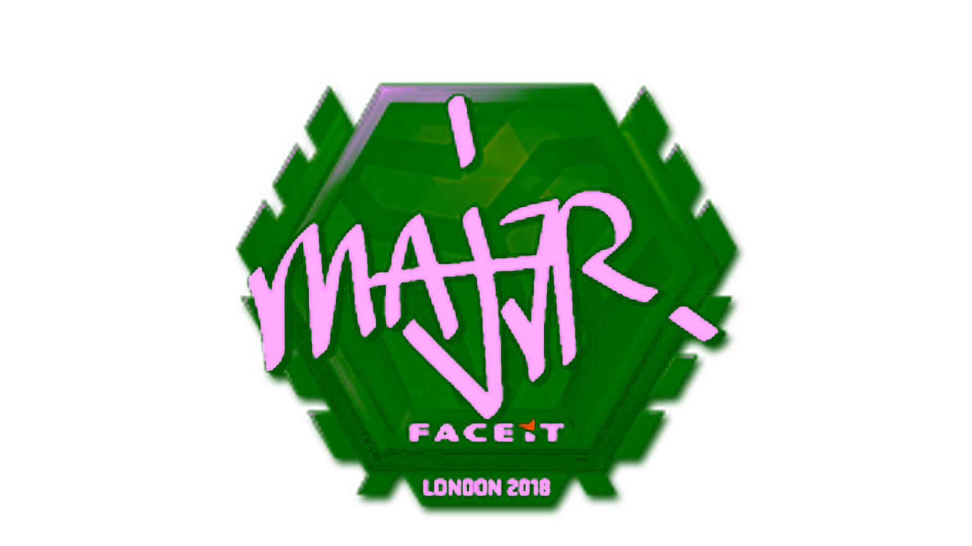 Display for Sticker | MAJ3R | London 2018