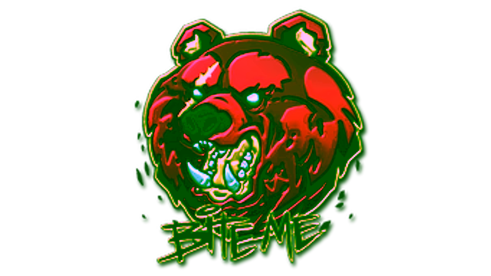 Display for Sticker | Bite Me (Foil)