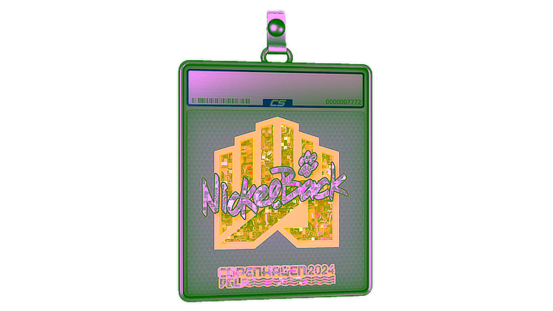 Mostrar para Sticker Slab | NickelBack (Glitter) | Copenhagen 2024