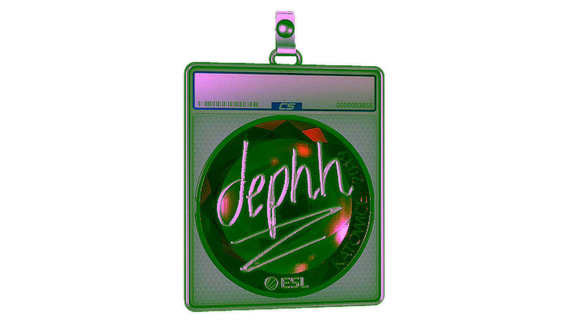 Exibição para Sticker Slab | dephh (Foil) | Katowice 2019