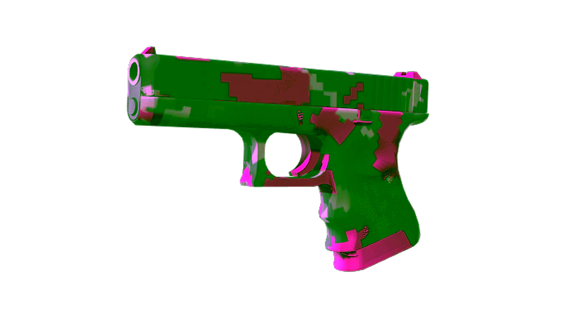 Display for Souvenir Glock-18 | Pink DDPAT (Minimal Wear)