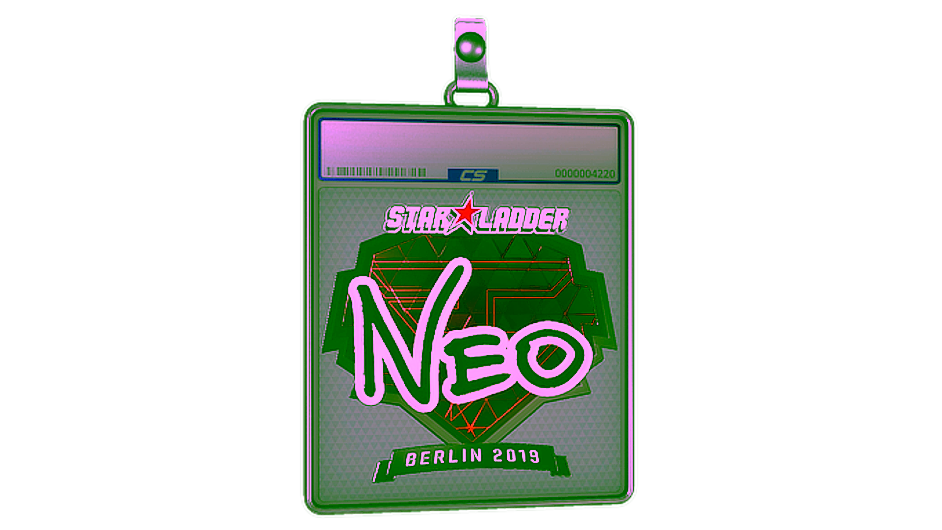 Visar för Sticker Slab | NEO (Foil) | Berlin 2019