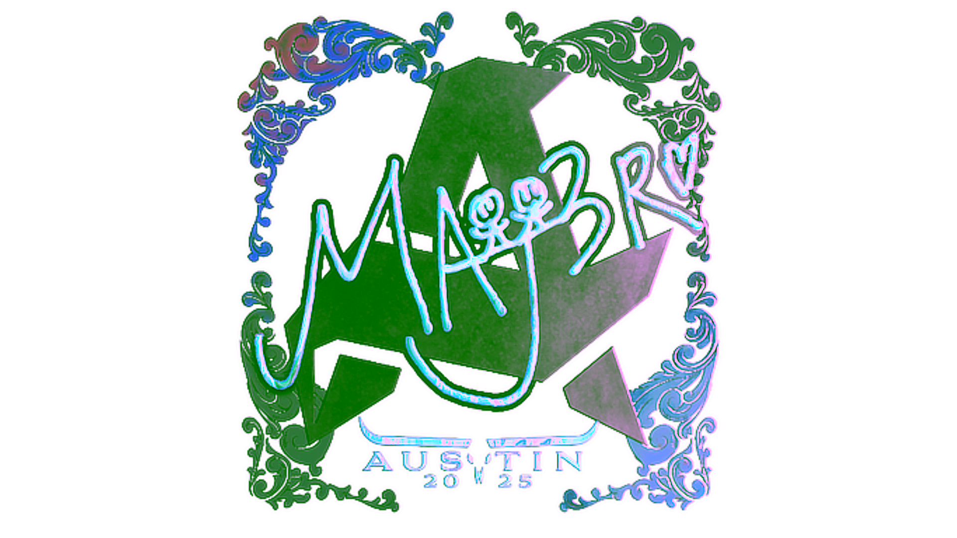 Display for Sticker | MAJ3R (Holo) | Austin 2025