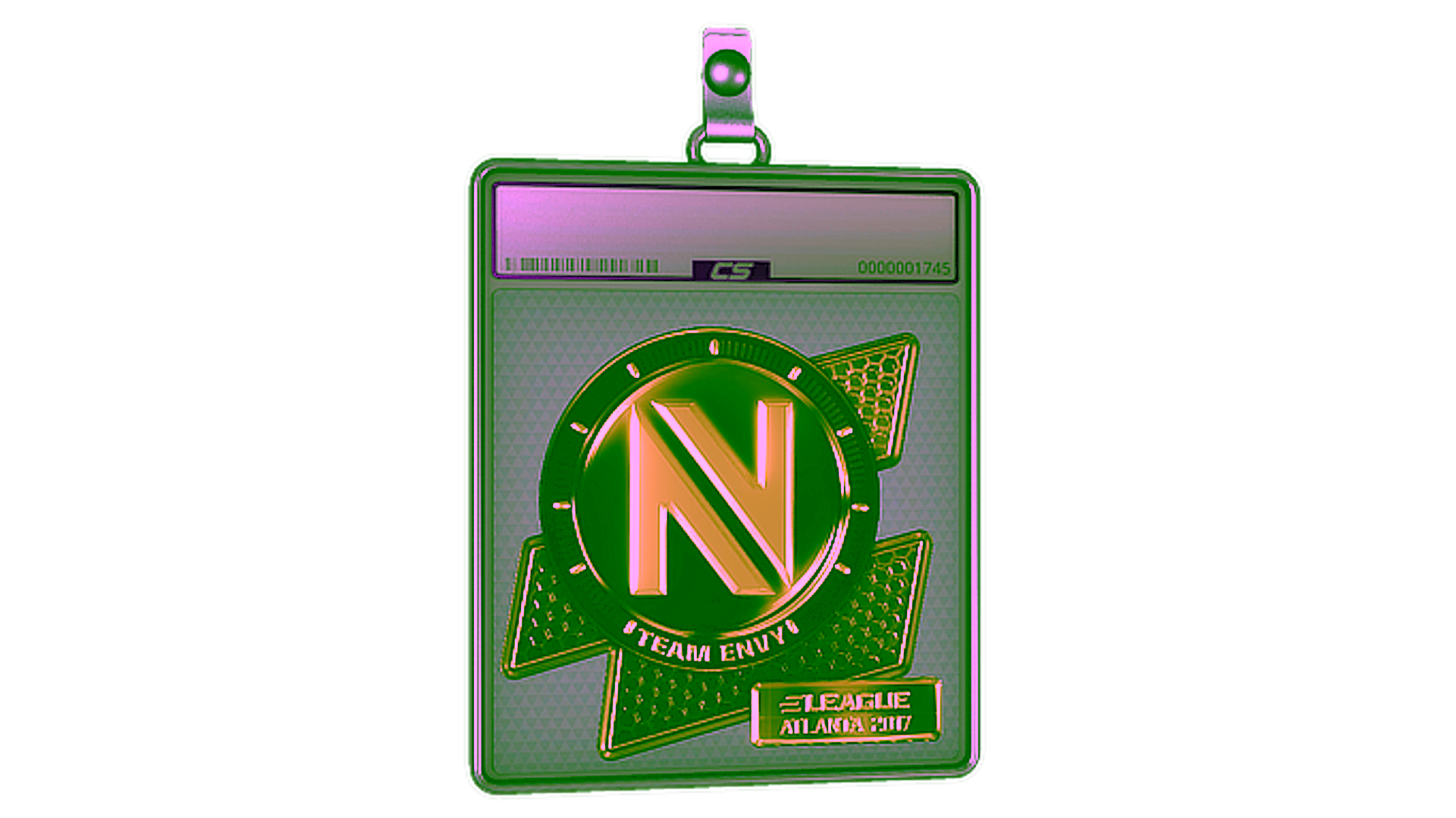 Display for Sticker Slab | Team EnVyUs (Gold) | Atlanta 2017