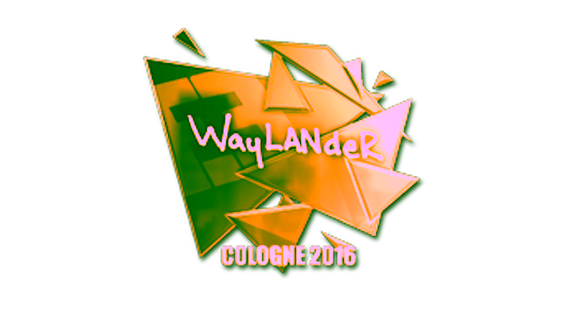 Anzeige für Sticker | wayLander (Gold) | Cologne 2016