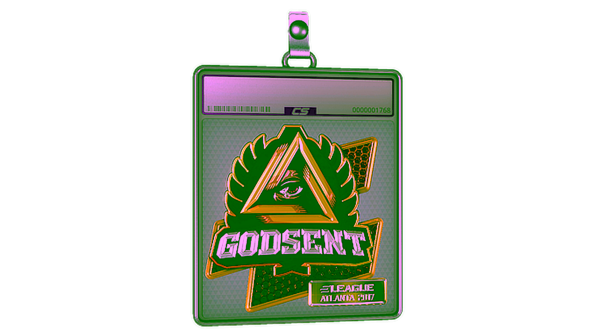 Display for Sticker Slab | GODSENT (Foil) | Atlanta 2017