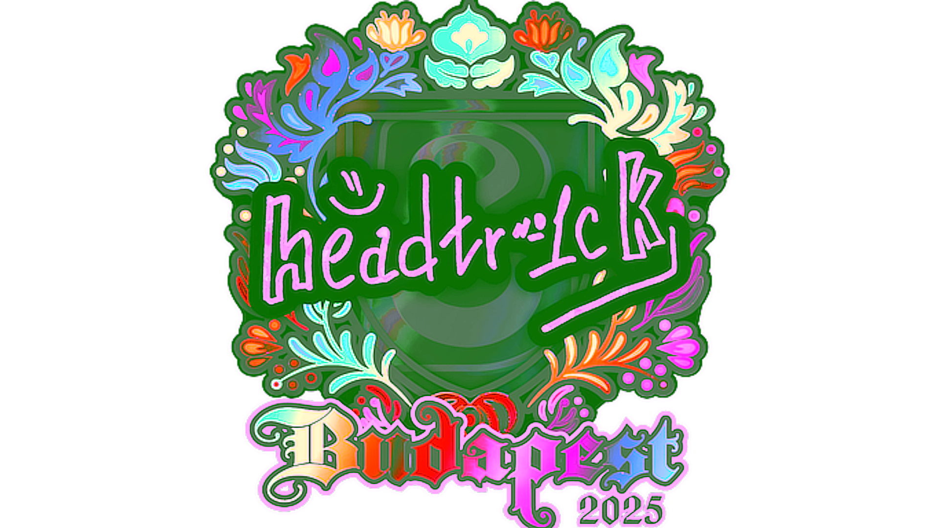 Display for Sticker | headtr1ck (Holo) | Budapest 2025