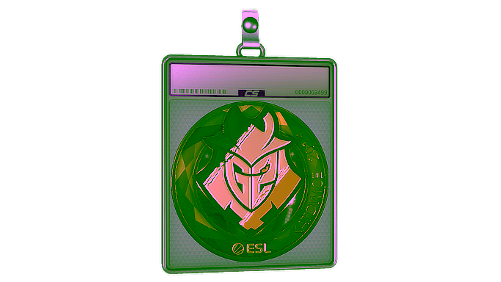 Sticker Slab | G2 Esports (Gold) | Katowice 2019 için görüntü