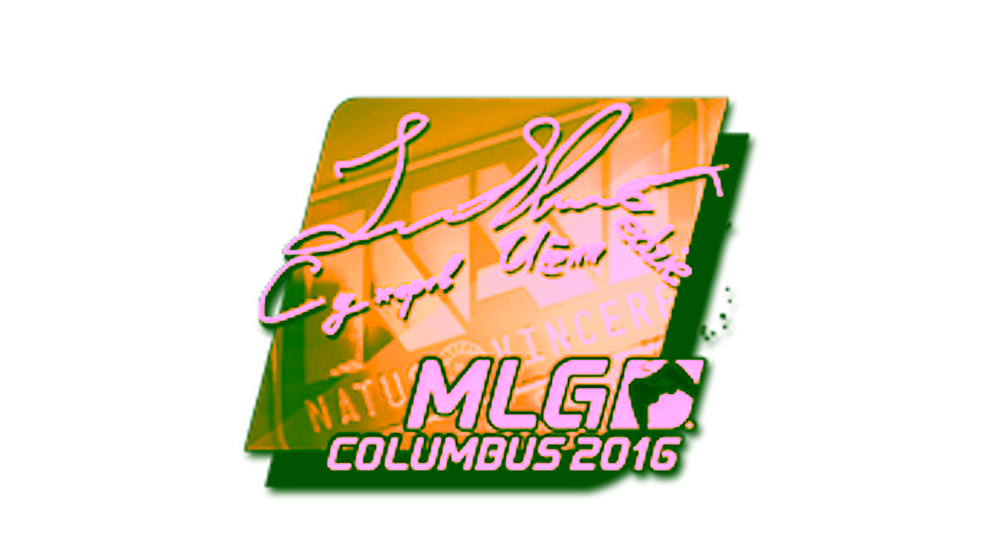 Exibição para Sticker | Edward (Gold) | MLG Columbus 2016