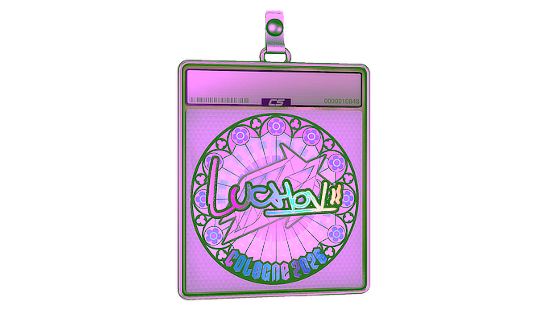 Display for Sticker Slab | luchov (Holo) | Cologne 2026