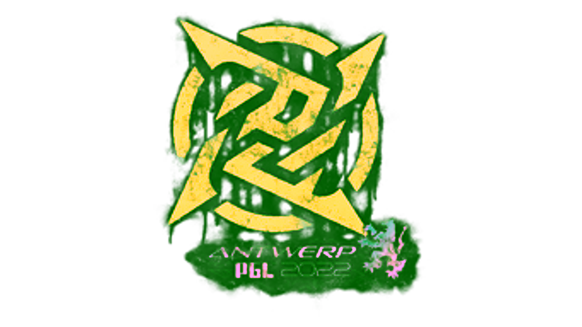 Display for Sealed Graffiti | Ninjas in Pyjamas | Antwerp 2022