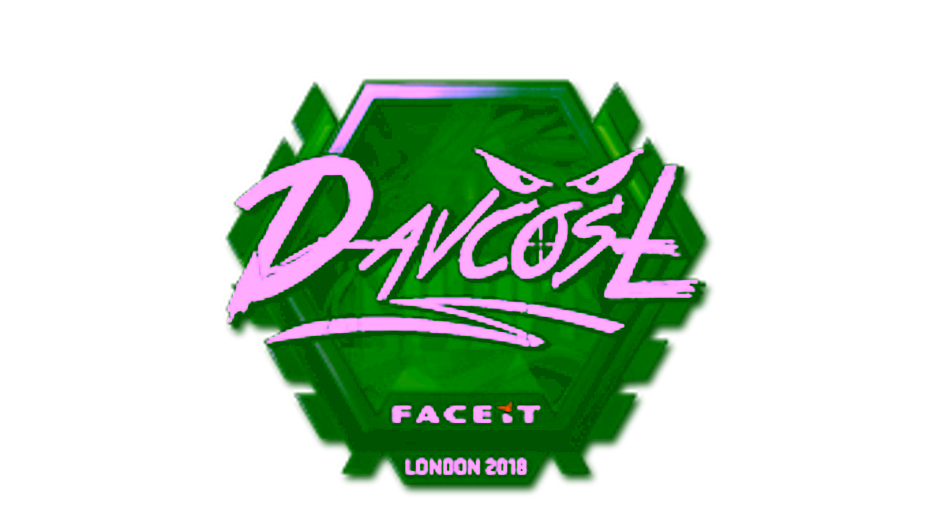 Display for Sticker | DavCost (Foil) | London 2018