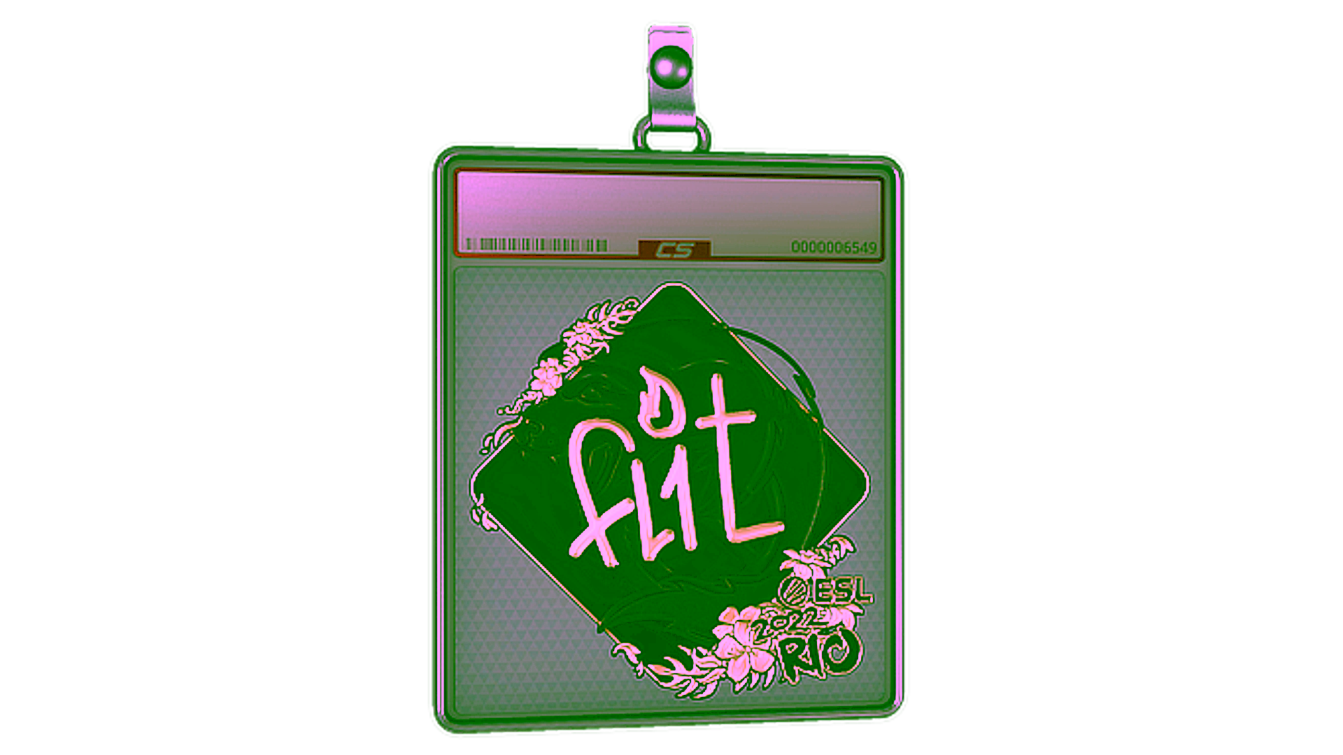 Display for Sticker Slab | FL1T (Gold) | Rio 2022