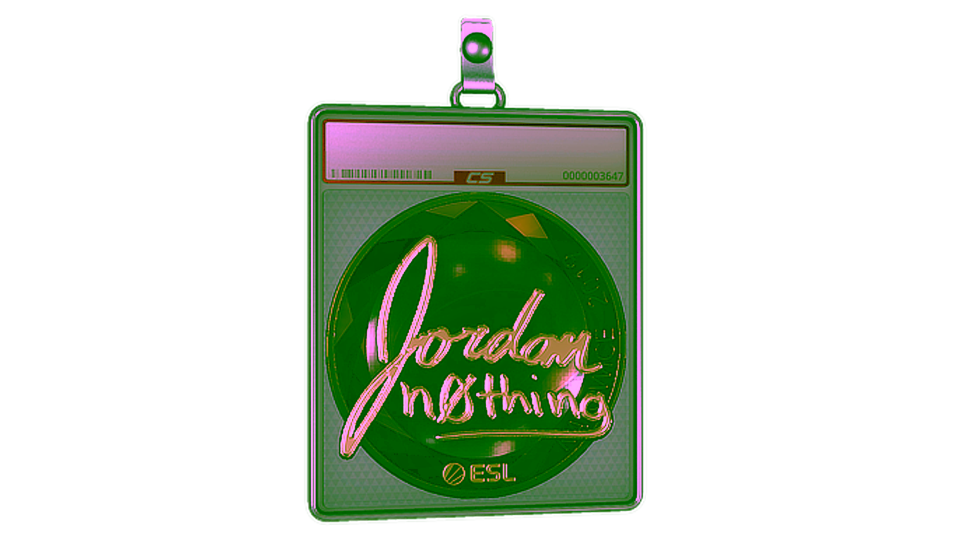 Anzeige für Sticker Slab | n0thing (Gold) | Katowice 2019