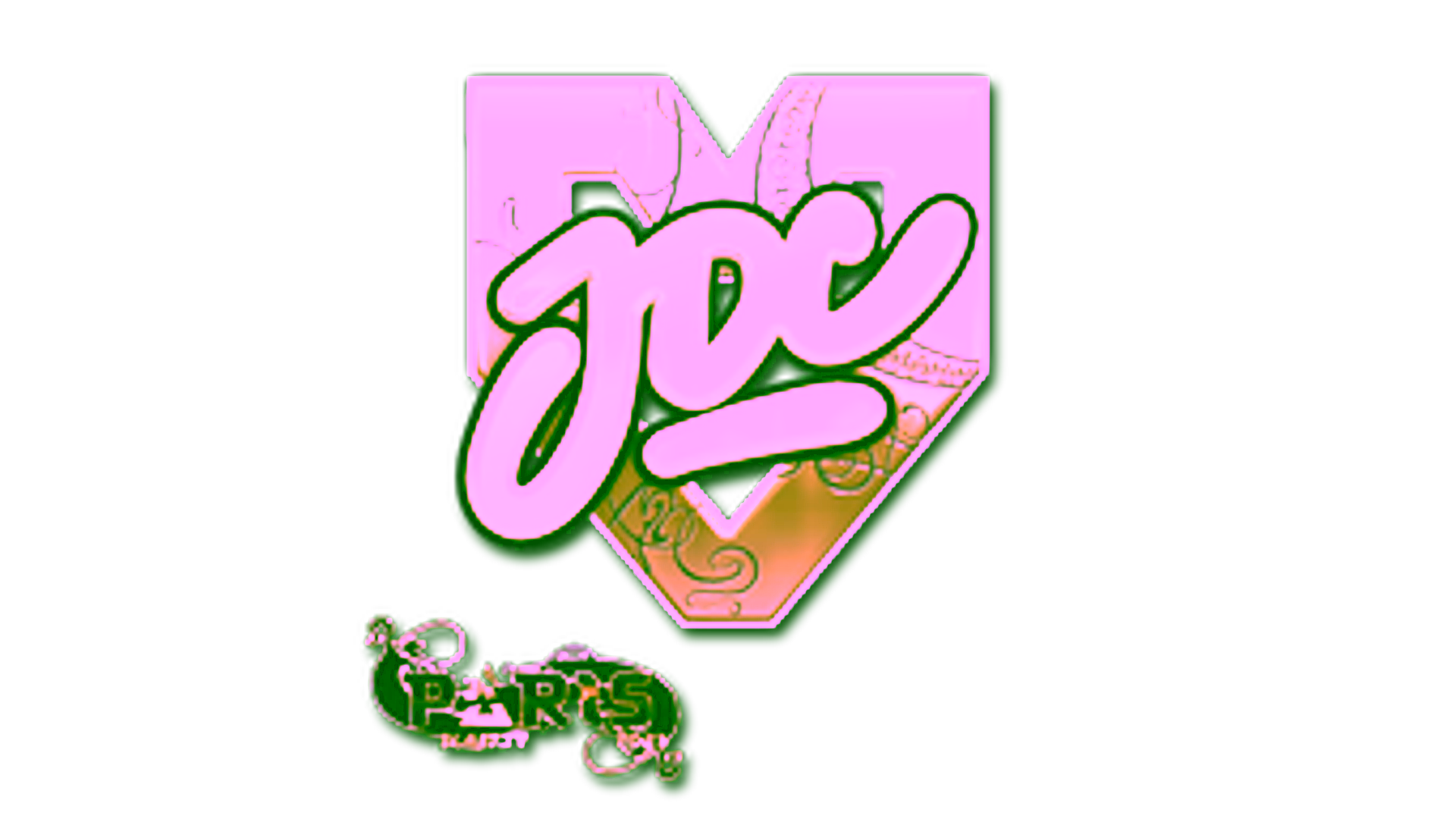 Display for Sticker | JDC (Gold) | Paris 2023