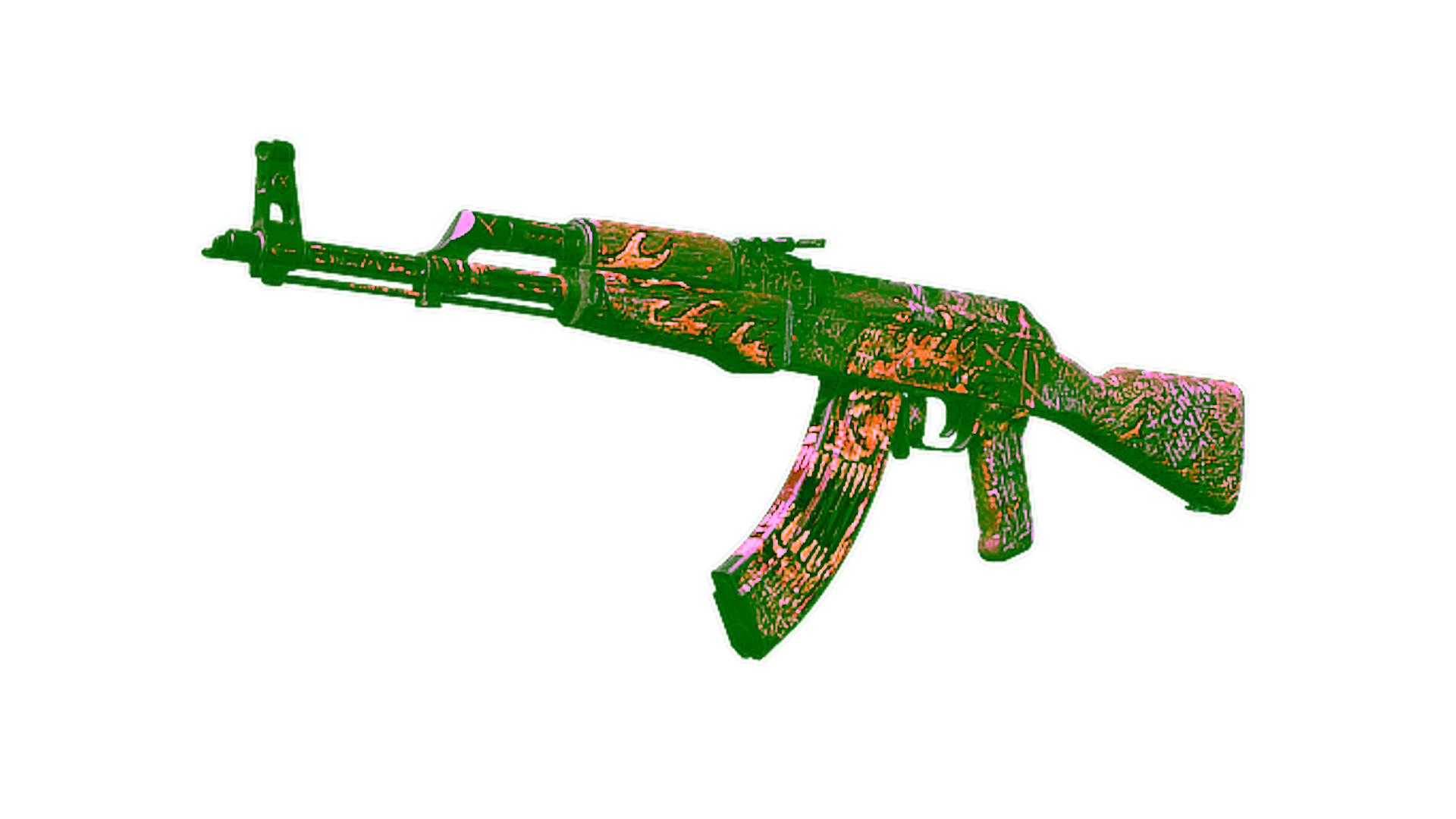 Display for StatTrak™ AK-47 | Searing Rage (Battle-Scarred)