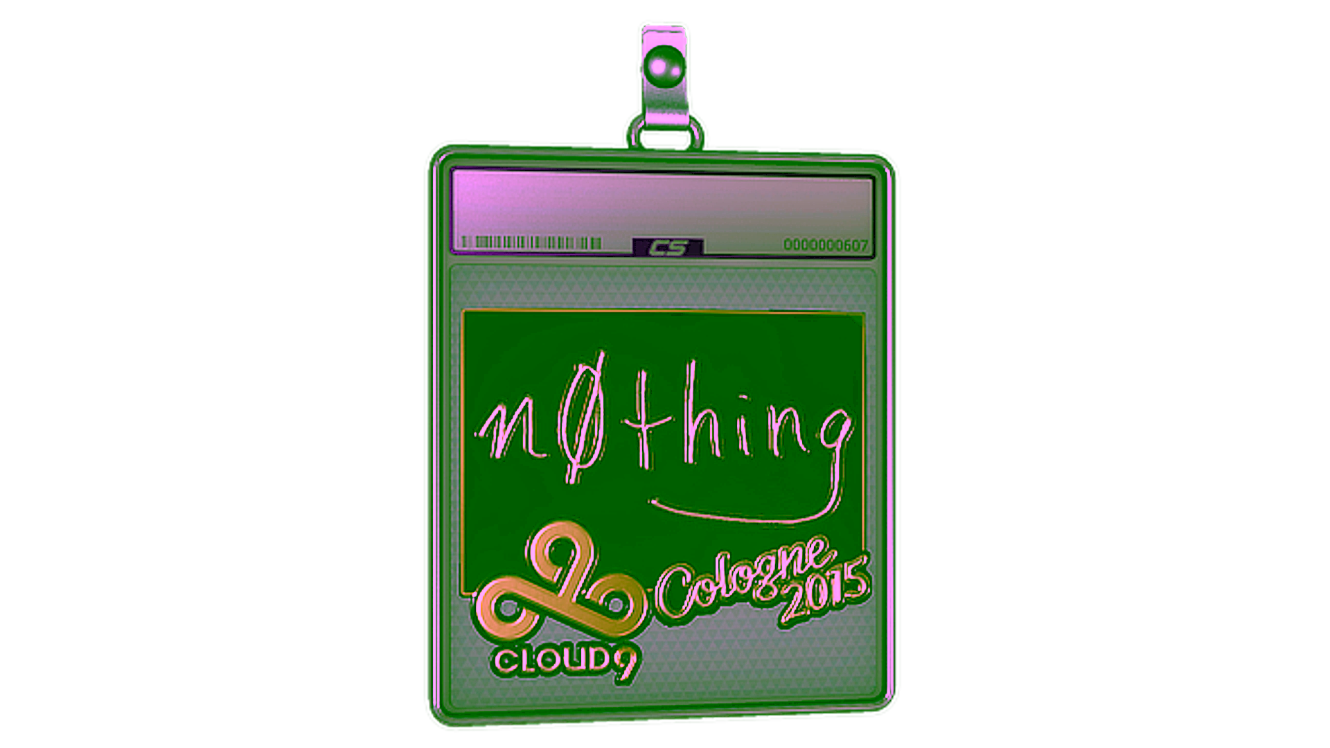Display for Sticker Slab | n0thing (Gold) | Cologne 2015