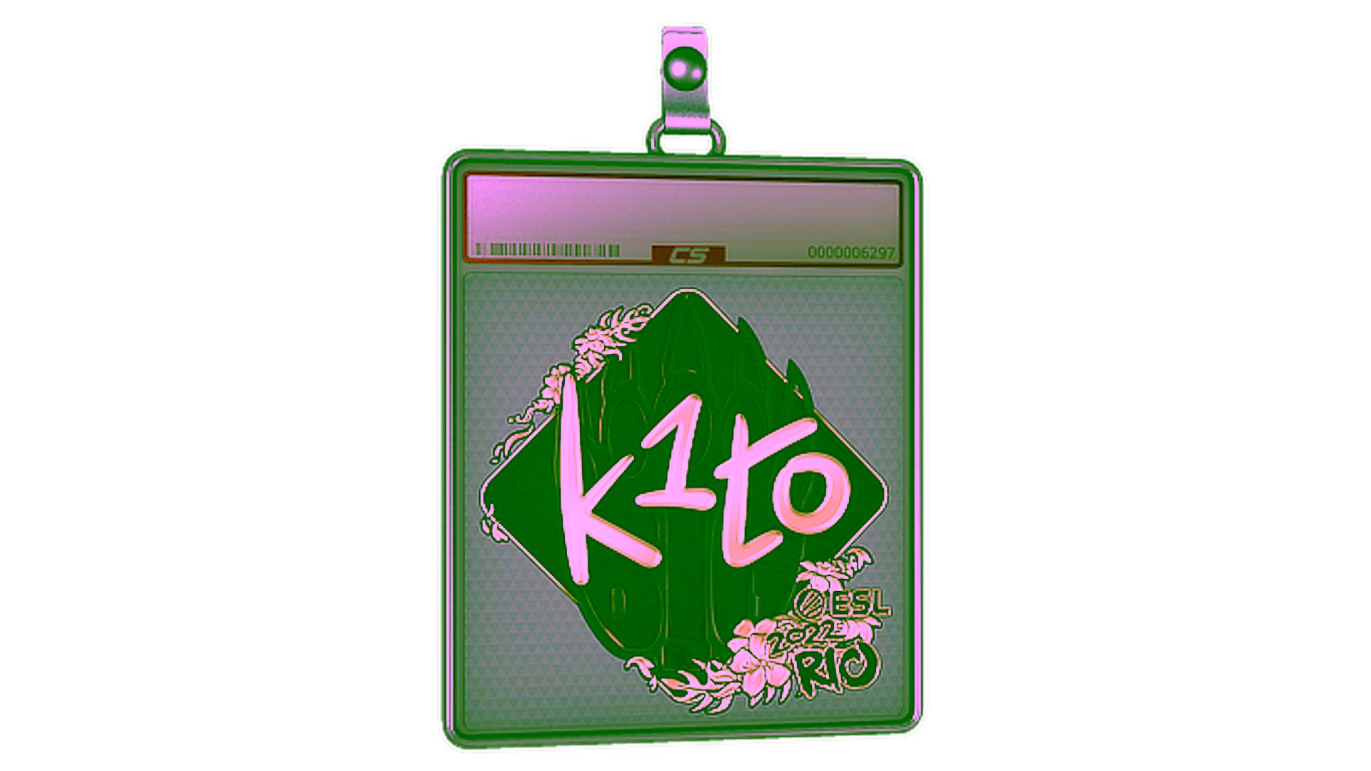 Sticker Slab | k1to (Gold) | Rio 2022 için görüntü