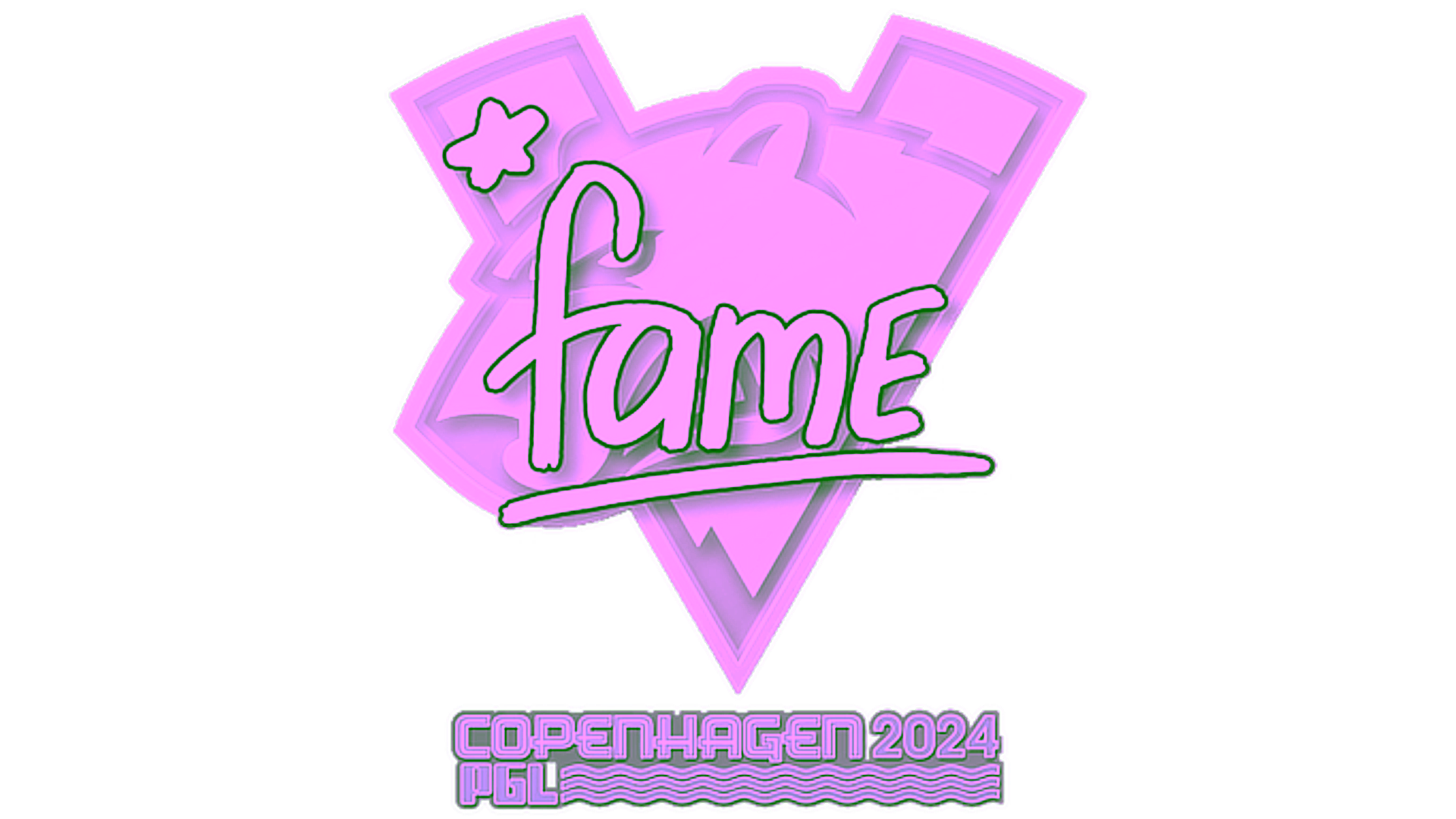 Display for Sticker | fame | Copenhagen 2024