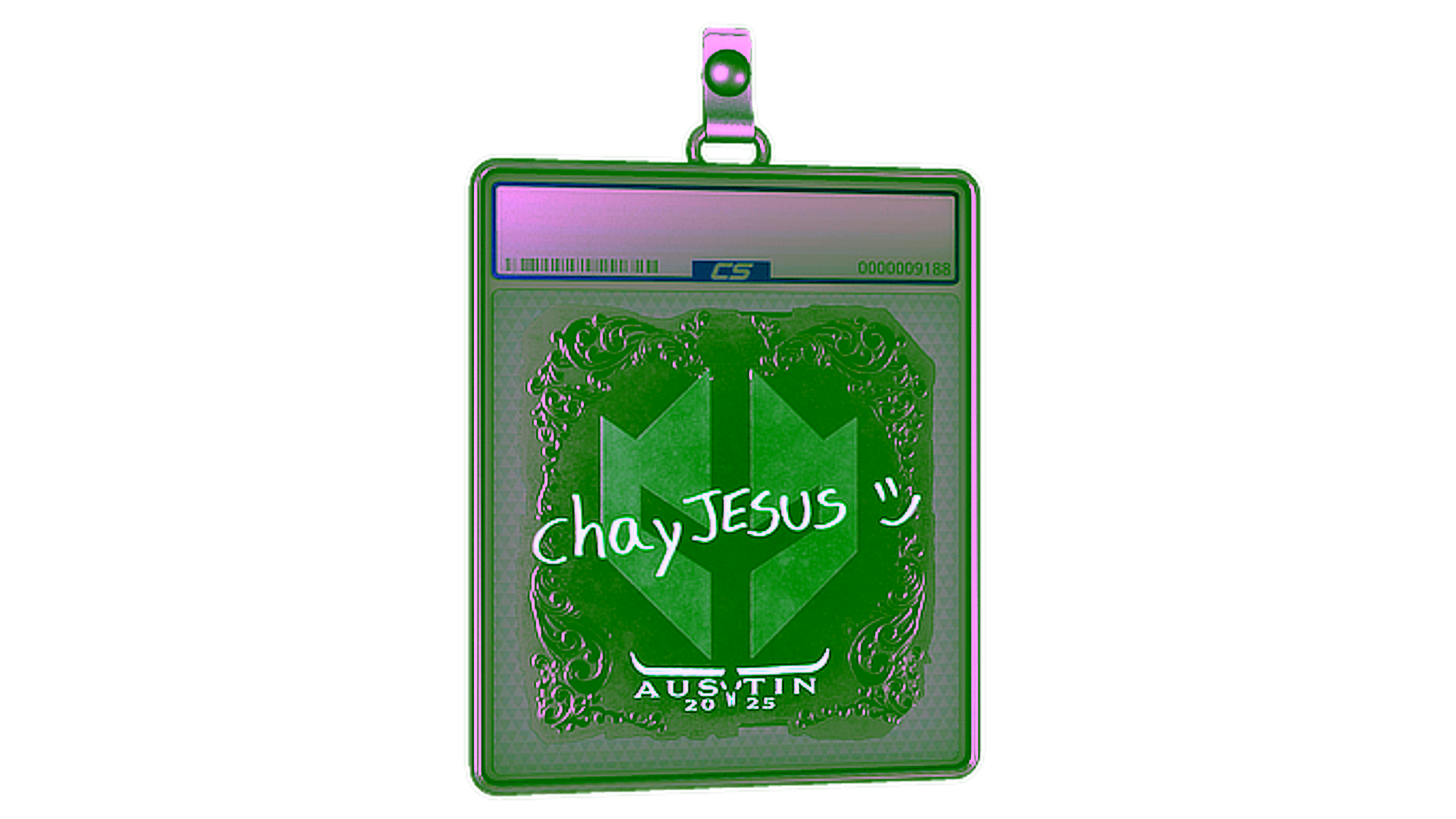 Affichage pour Sticker Slab | chayJESUS (Foil) | Austin 2025