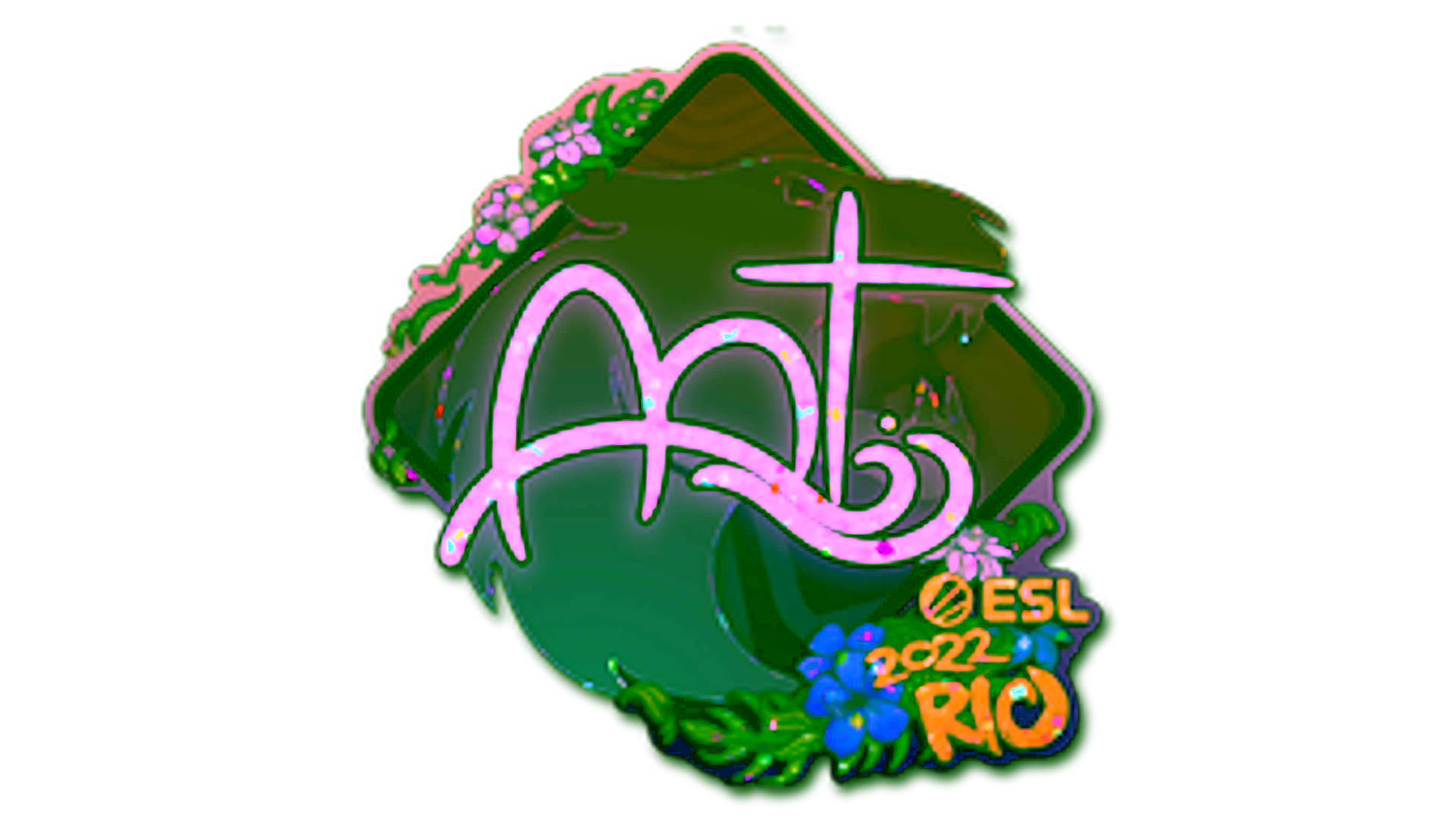 Exibição para Sticker | arT (Glitter) | Rio 2022