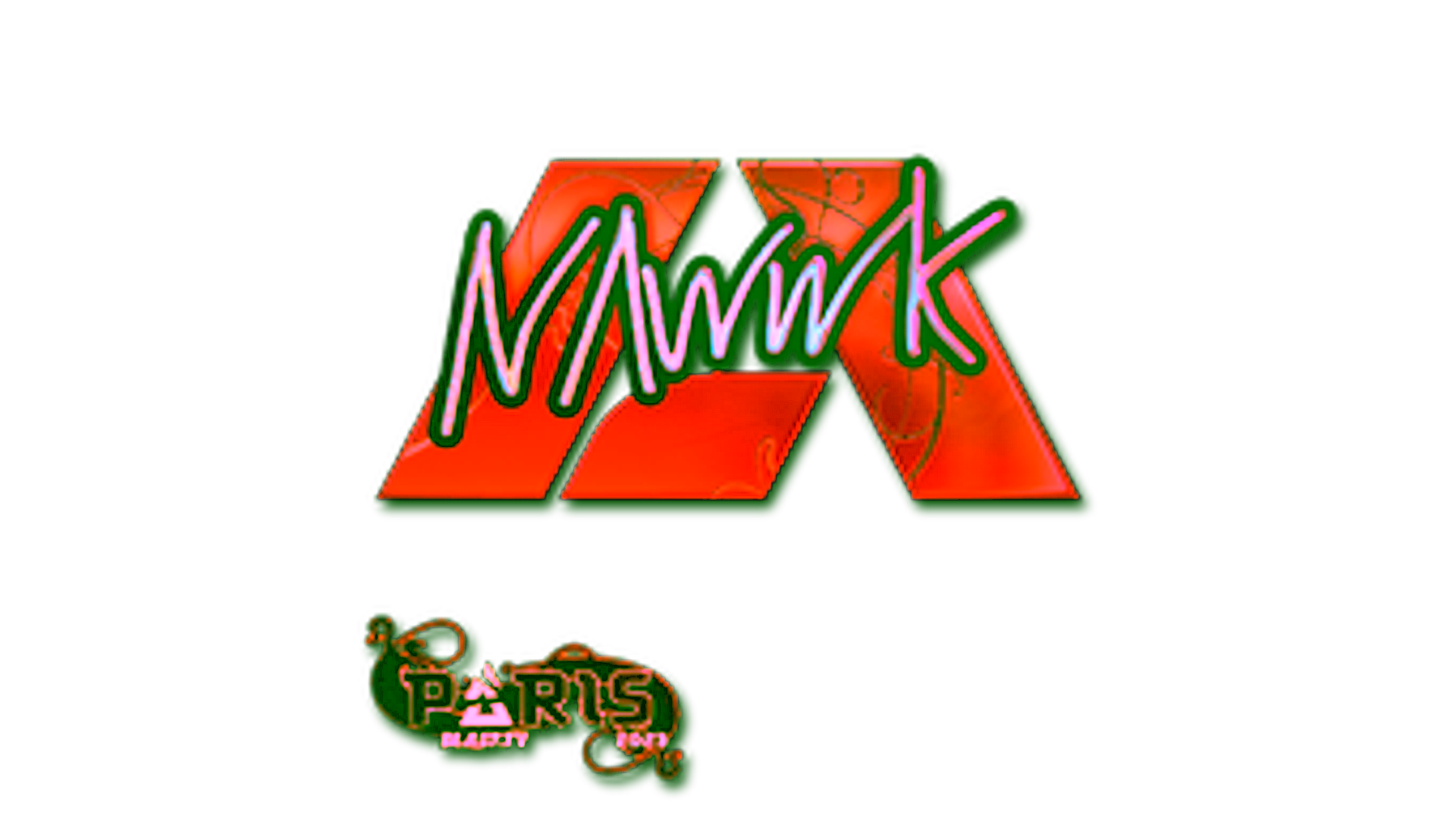 Display for Sticker | nawwk (Holo) | Paris 2023