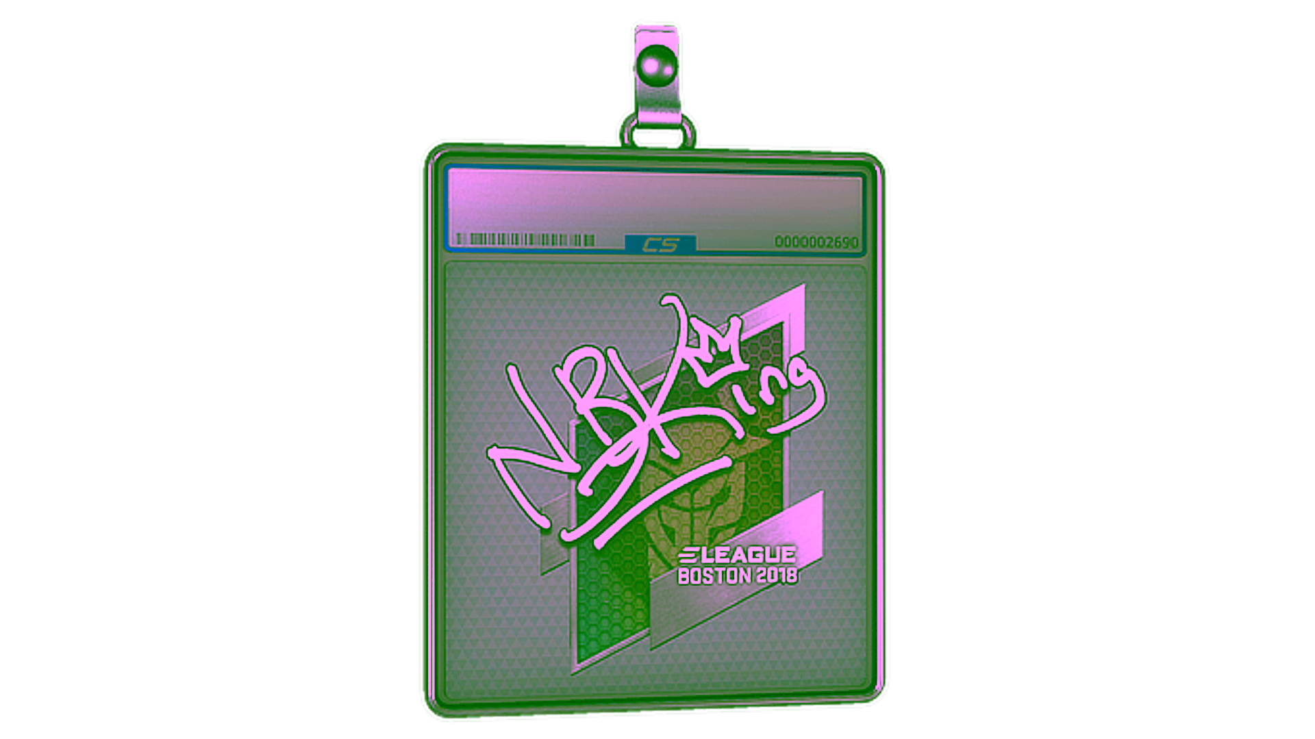 Mostrar para Sticker Slab | NBK- | Boston 2018