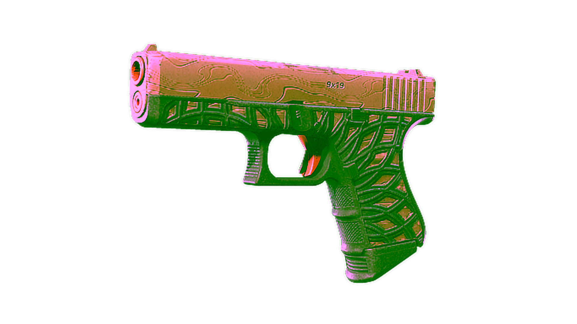 Display for Souvenir Glock-18 | Ifrit Lattice (Well-Worn)