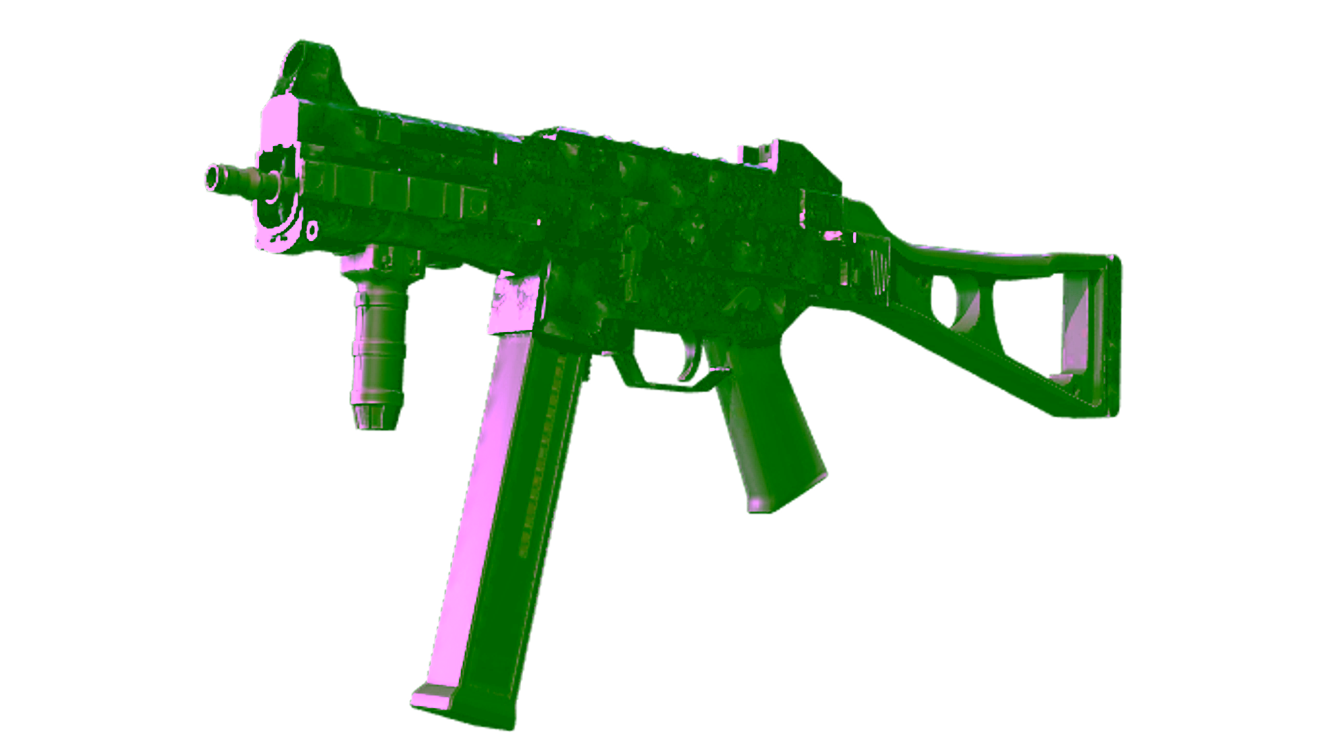 UMP-45 | Metal Flowers (Minimal Wear) için görüntü