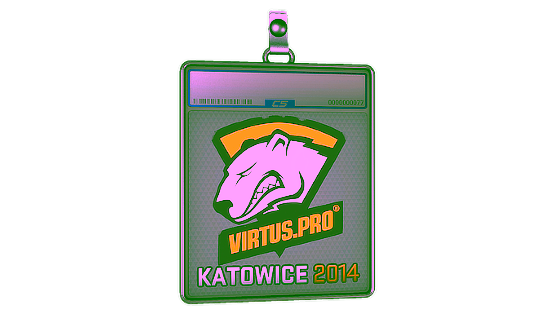 Display for Sticker Slab | Virtus.Pro | Katowice 2014