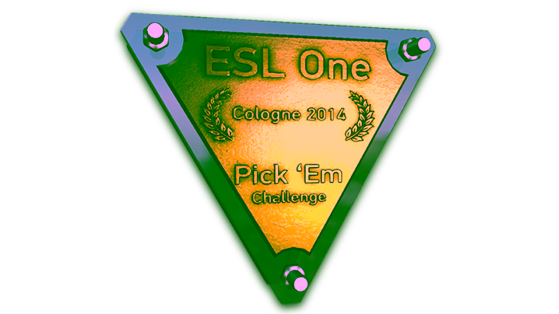 Display for Gold Cologne 2014 Pick'Em Trophy