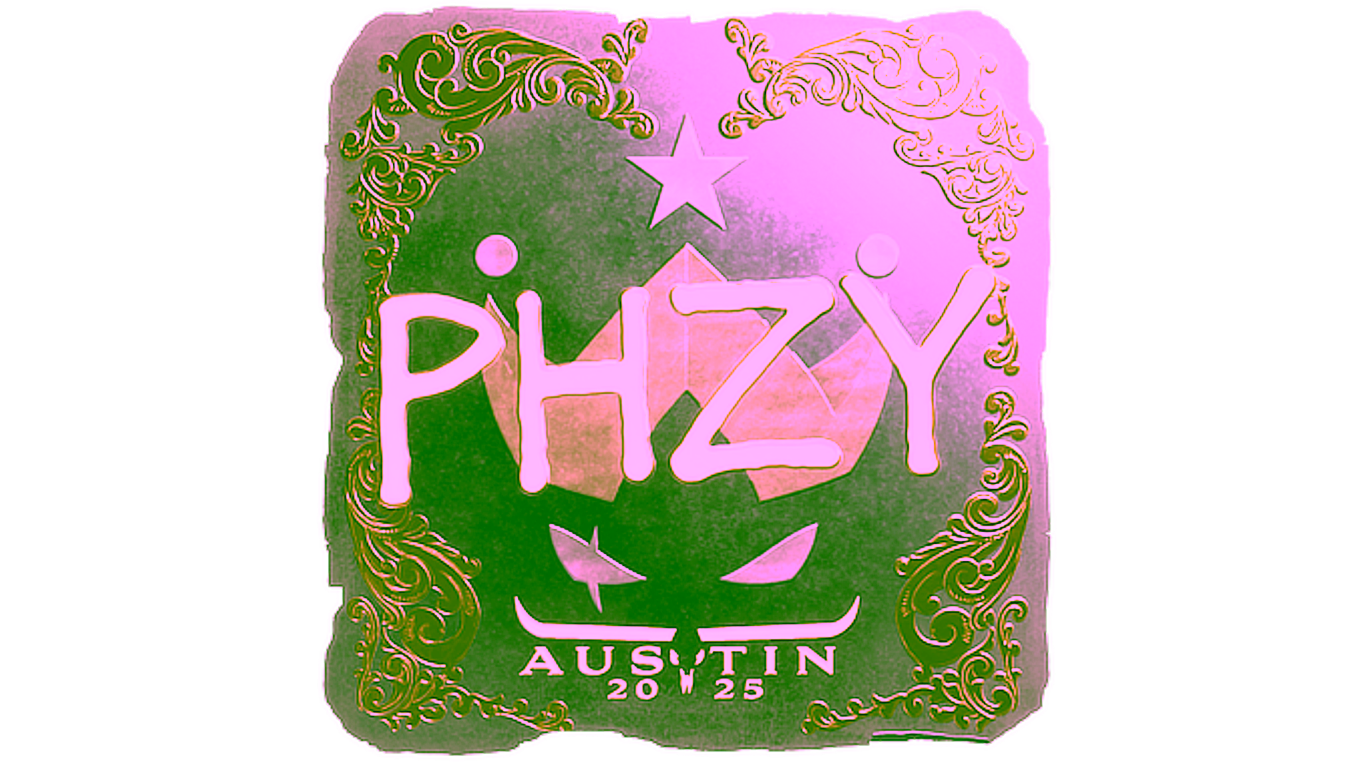 عرض لـ Sticker | phzy (Gold) | Austin 2025