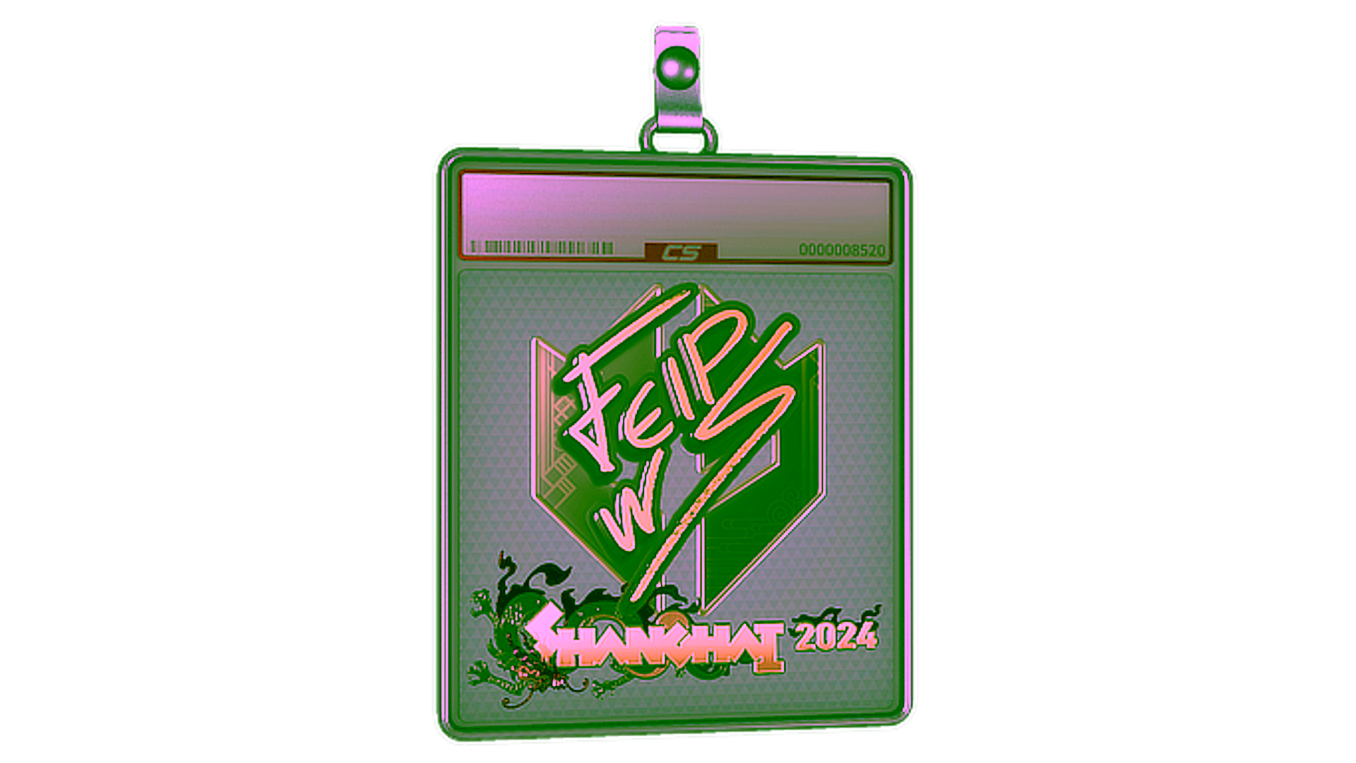 Display for Sticker Slab | felps (Gold) | Shanghai 2024