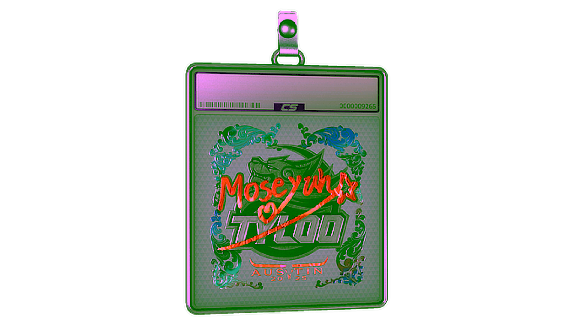 Visar för Sticker Slab | Moseyuh (Holo) | Austin 2025