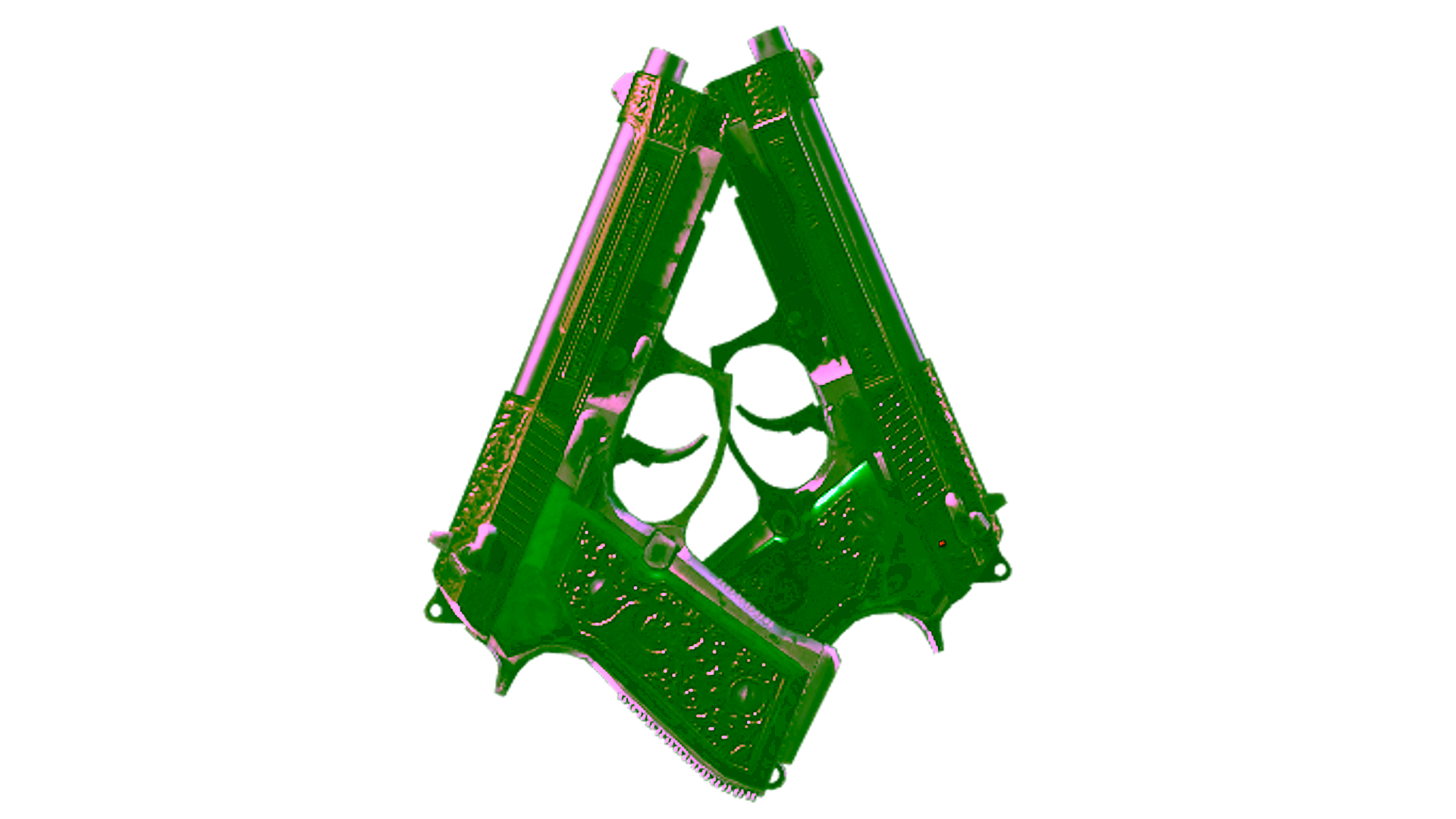 Display for Dual Berettas | Royal Consorts (Battle-Scarred)