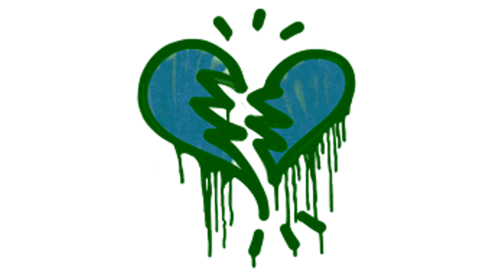 Display for Sealed Graffiti | Broken Heart (SWAT Blue)