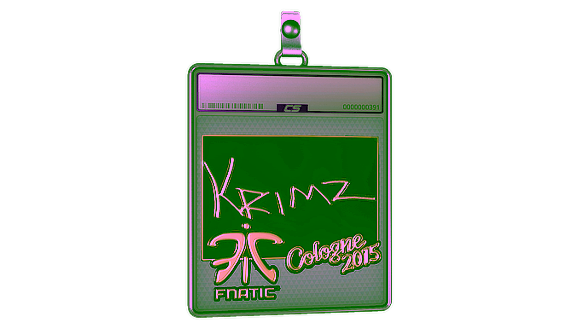 Display for Sticker Slab | KRIMZ (Gold) | Cologne 2015