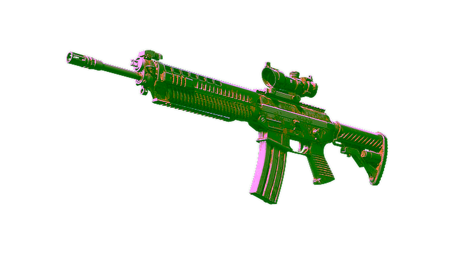 Display for Souvenir SG 553 | Safari Print (Battle-Scarred)